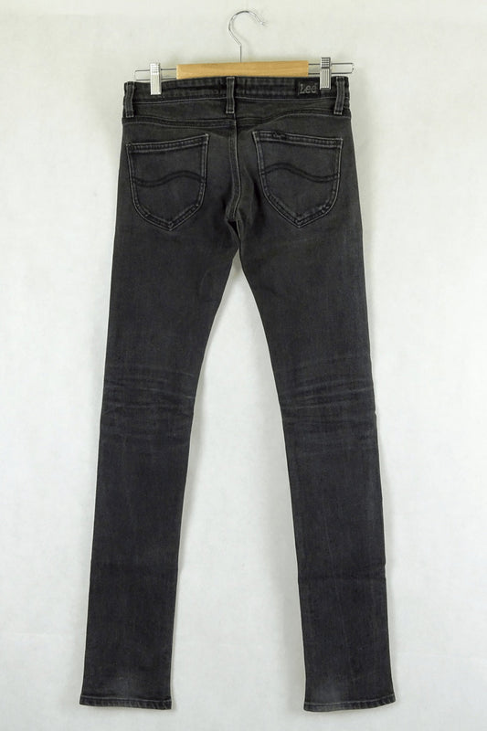 Lee Grey Skinny Mid Rise Slim Jeans 6