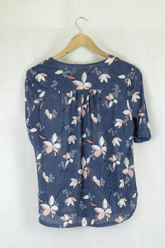 Regatta Blue Floral Top 12