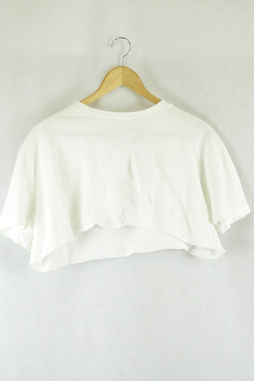 Princess Polly Cropped Top White 10