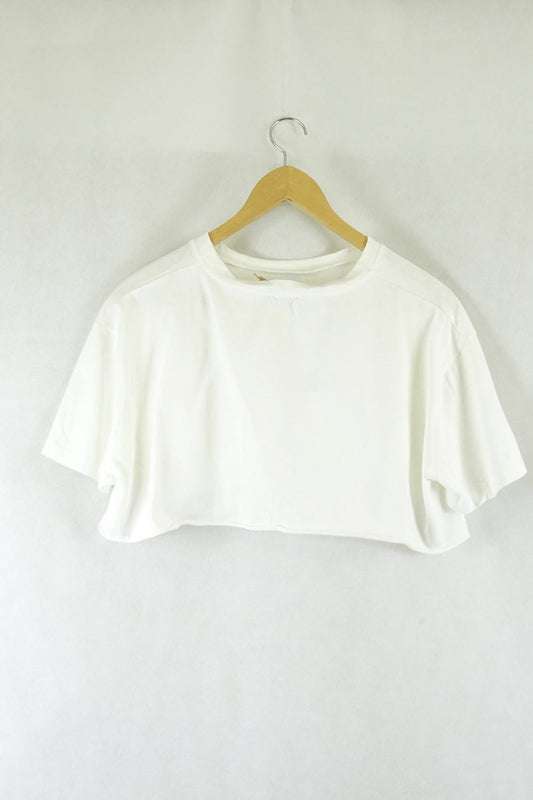 Princess Polly Cropped Top White 10