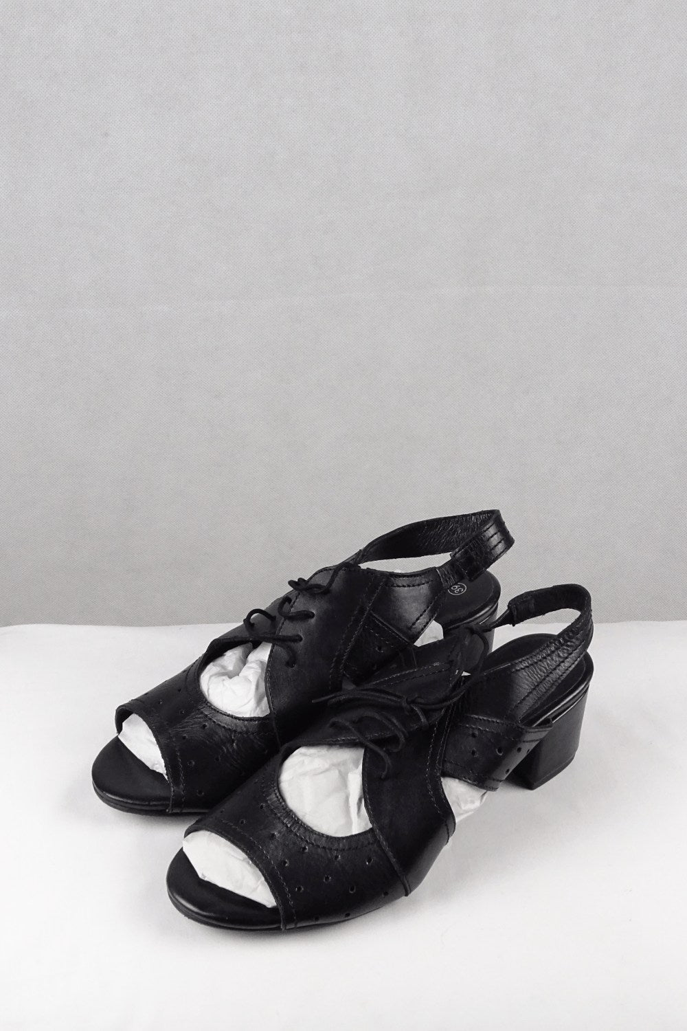 Zenzu Black Sandals 39