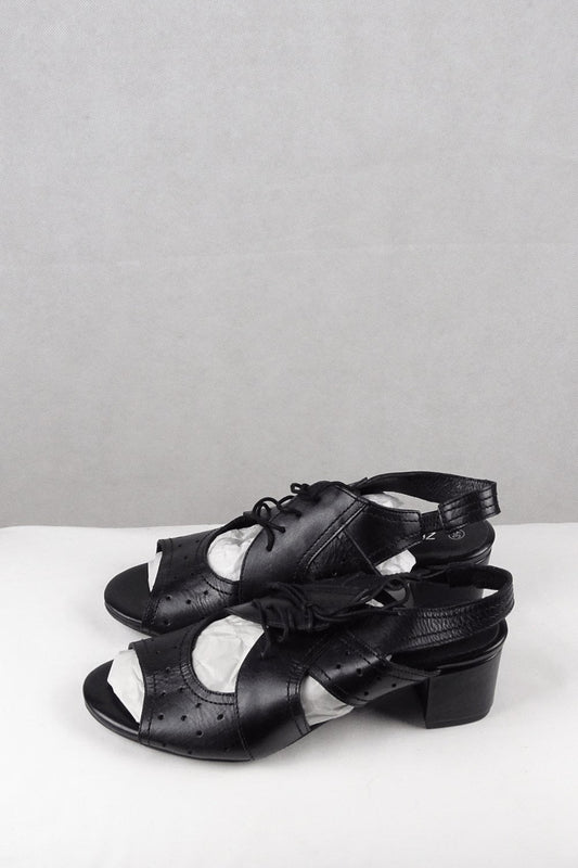 Zenzu Black Sandals 39