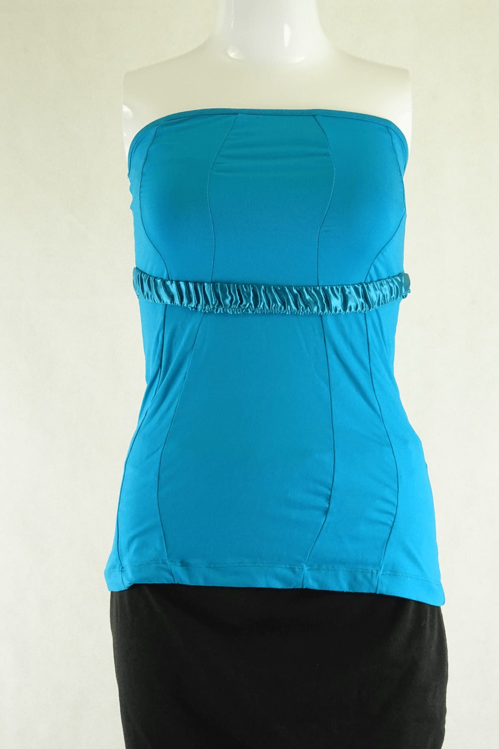 Kookai Strapless Blue Top 12