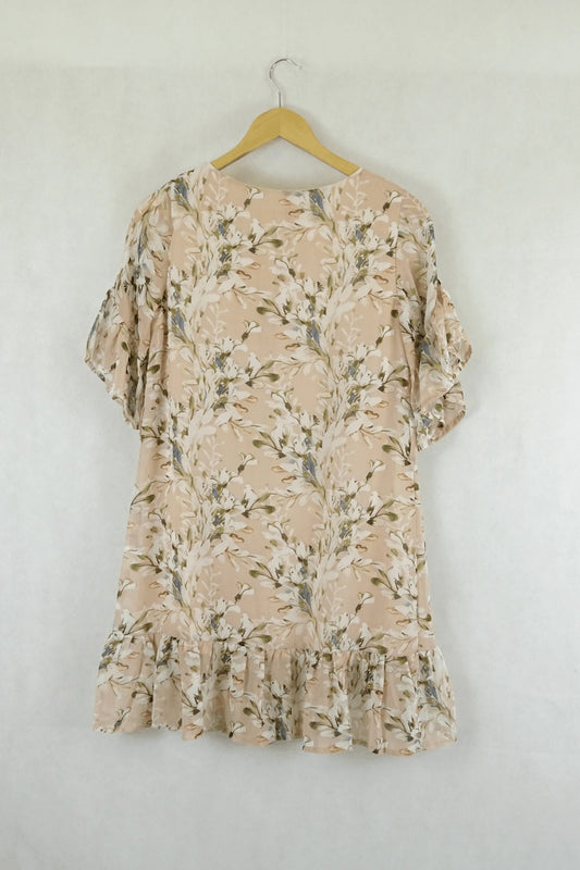 Indikah Floral Pink Dress 8