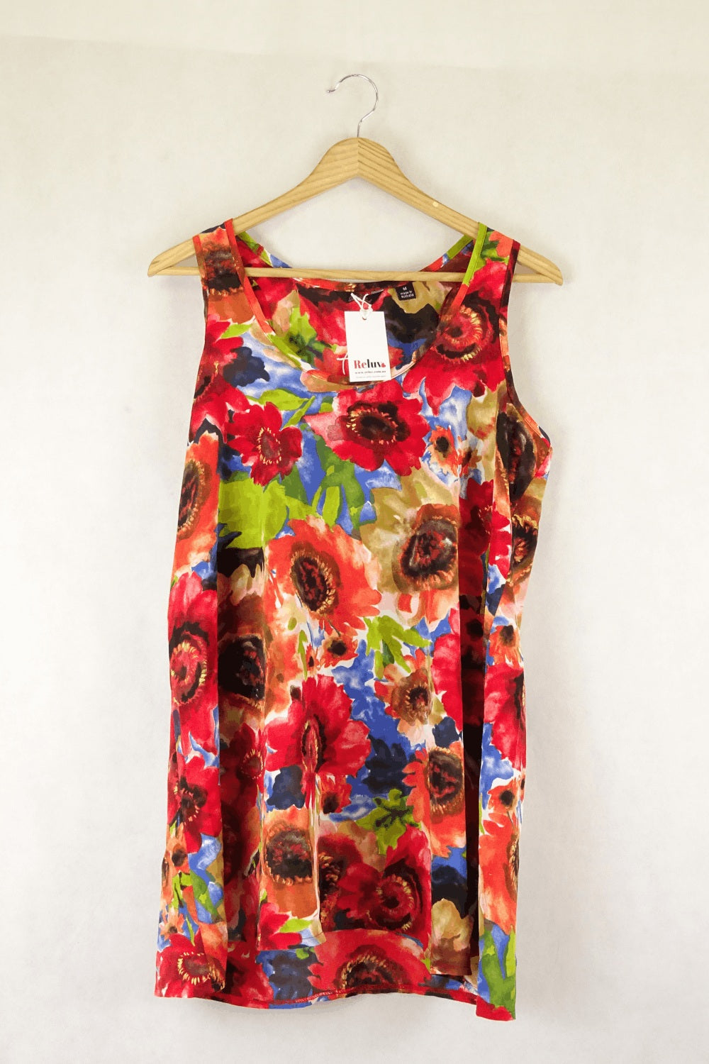 Ripe Floral Red Singlet M