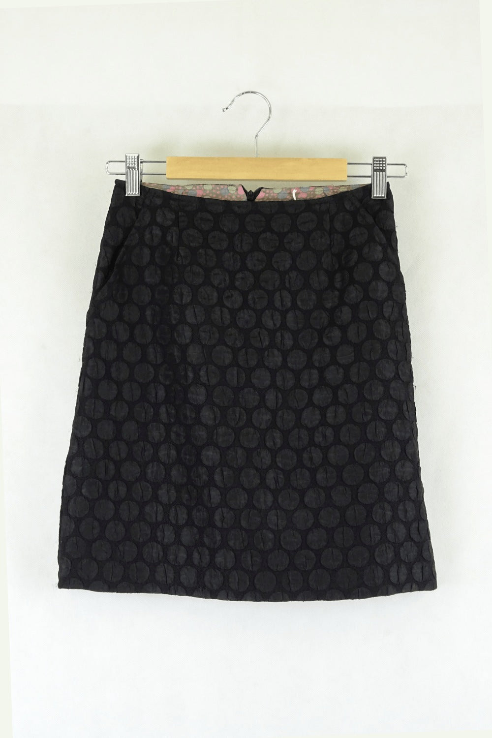 Alannah Hill Polka Dot Black Skirt 6