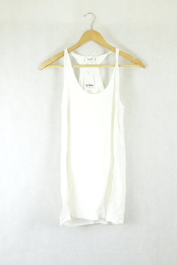 Seed White Singlet 8