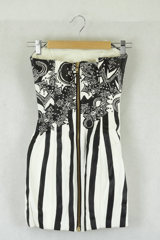 Sass & Bide Black And White Detailed Dress 6