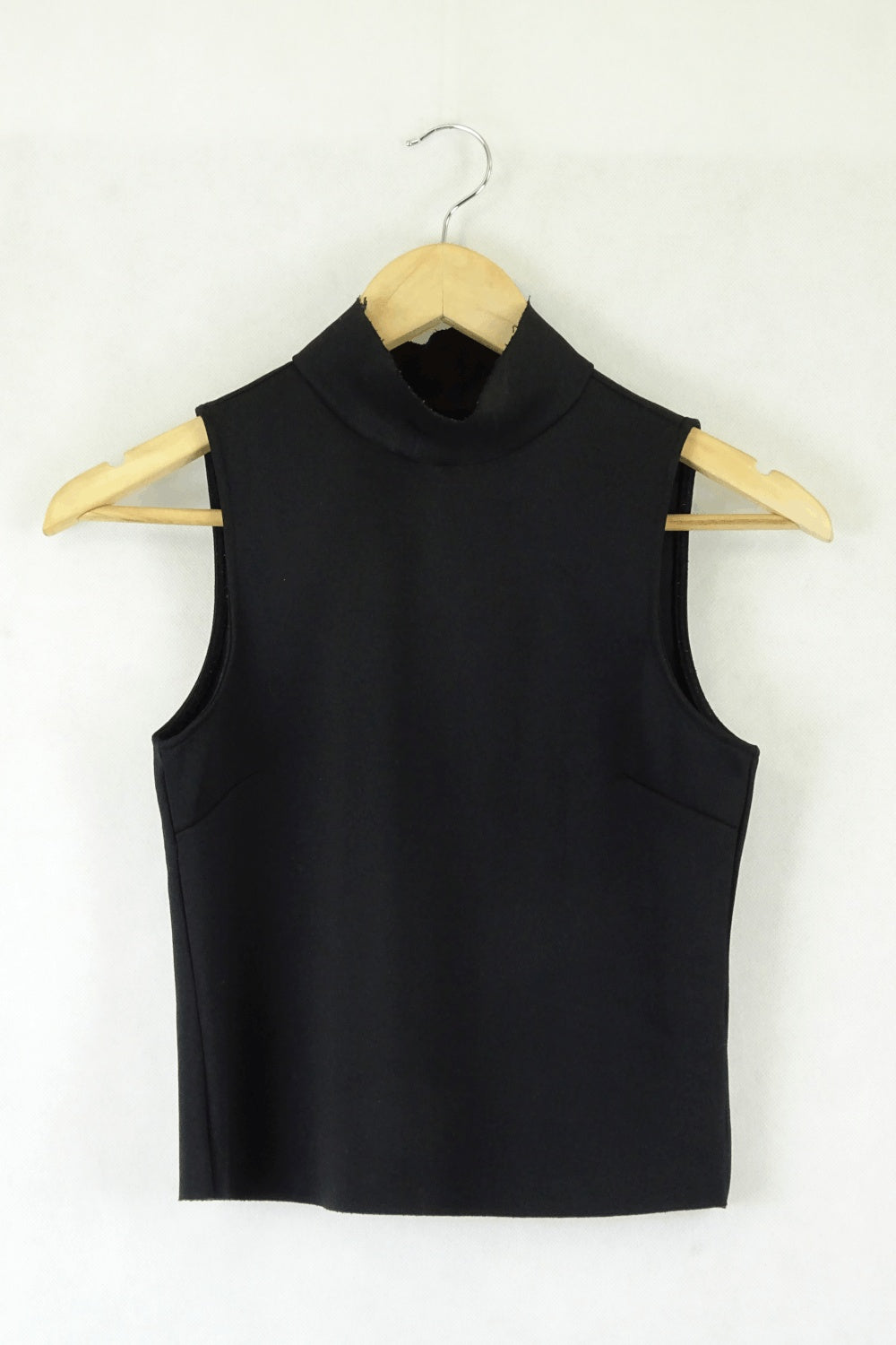 Zara Cropped Black Top S