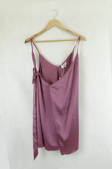 Shareen Purple Wrap Dress 8