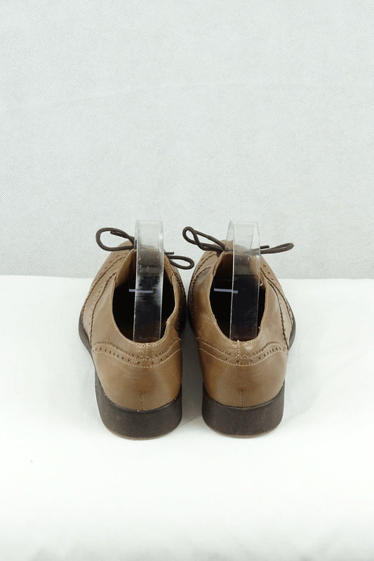 Zeta Brown Derby Shoes 37