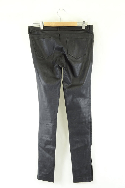 Nicholas Black Leather Jeans 10