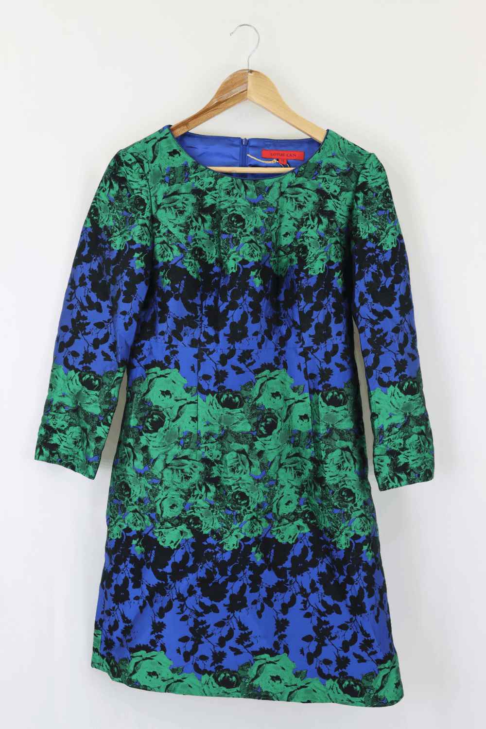 Lotus Lan Blue And Green Dress 11