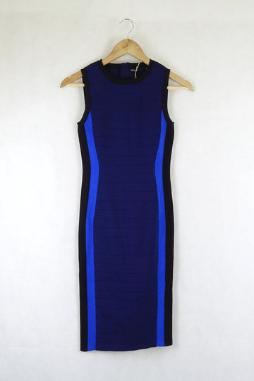 Karen Millen Bodycon Blue Dress XS