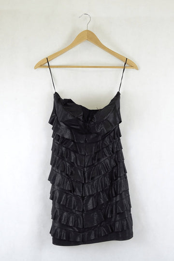 Seduce Black Snake Skin Print Dress 8