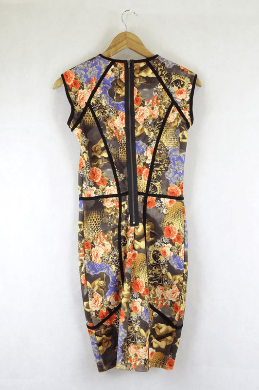 River Island Floral Dress 8