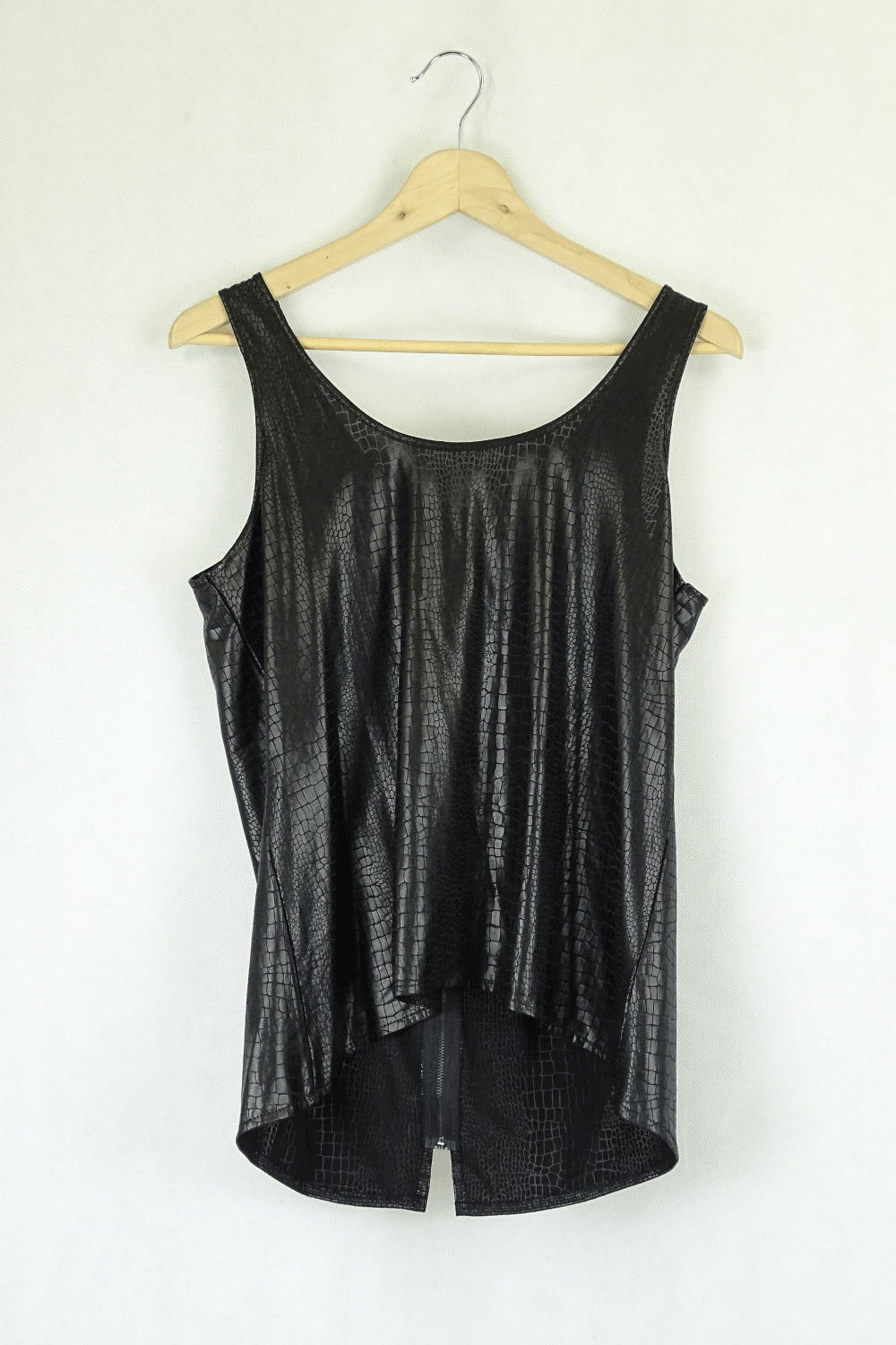 Living Doll Black Singlet S