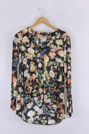 TSZC Black Floral Dress M