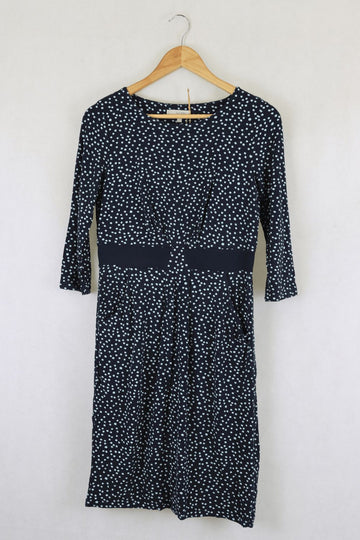 Hobbs Polka Dot Dress 10