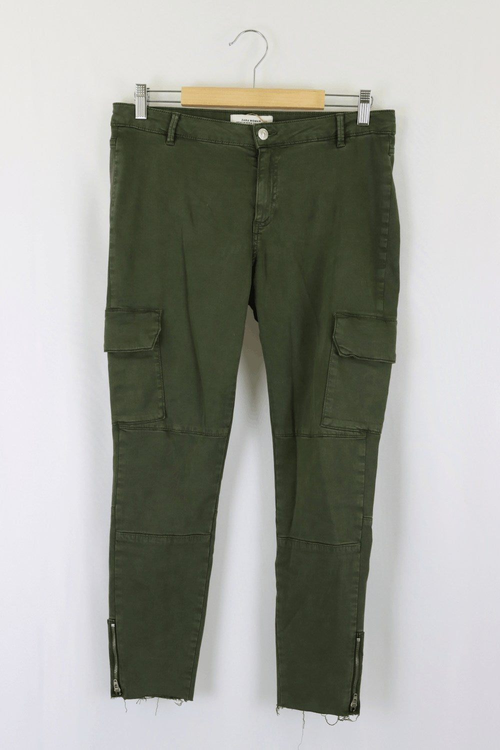 Zara Khaki Pants 8