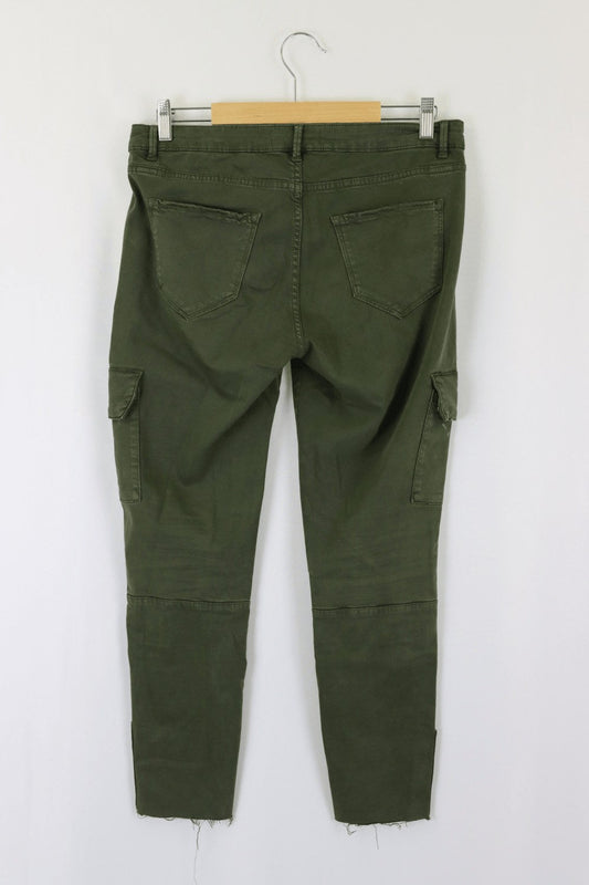 Zara Khaki Pants 8