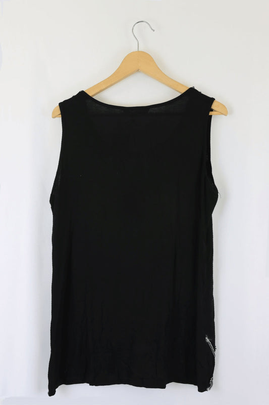 Olla Oh Black And White Top M