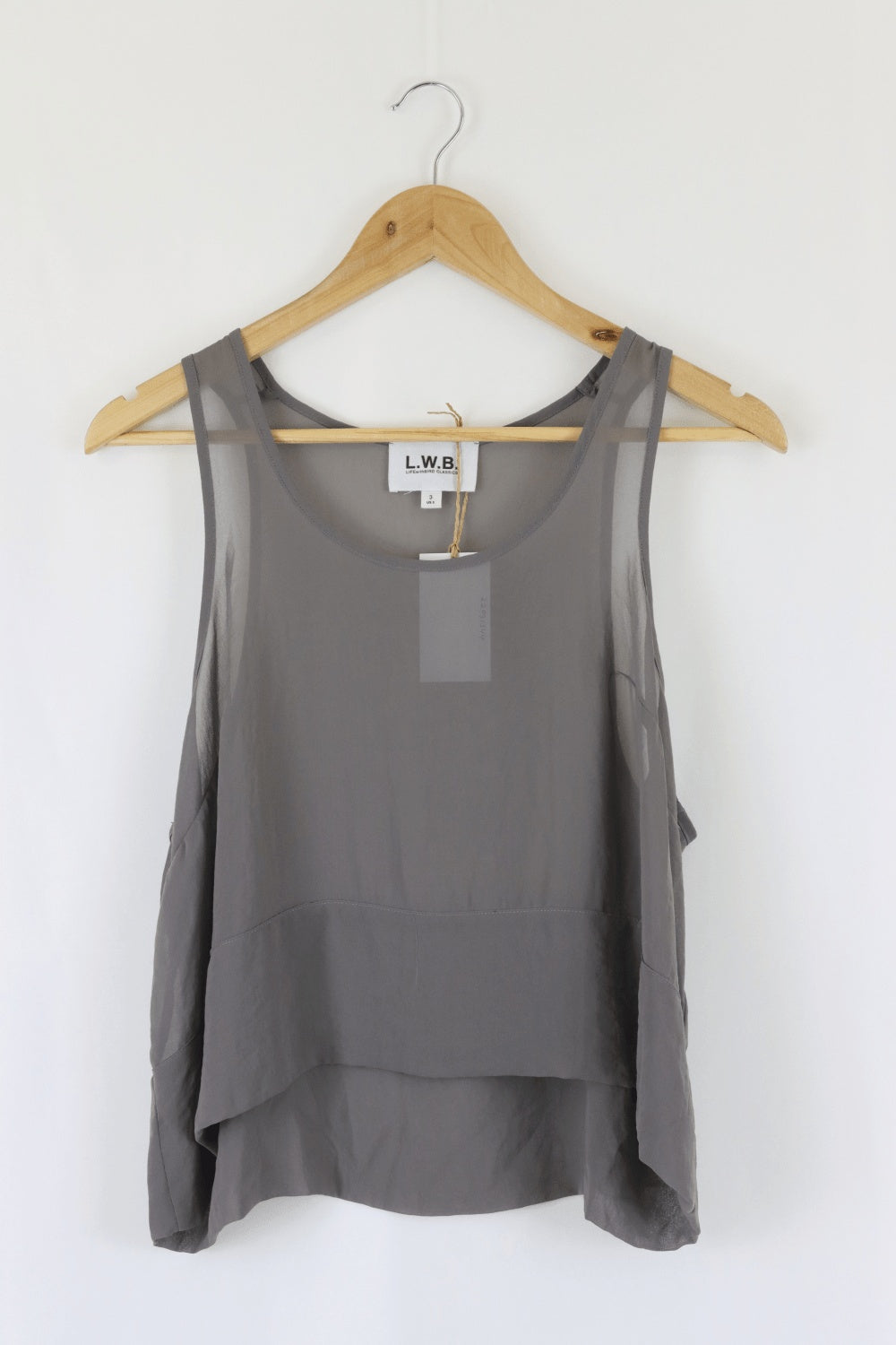 Life With Bird Charcoal Singlet 8