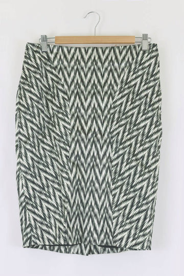 Saba Green And Black Pattern Skirt 12