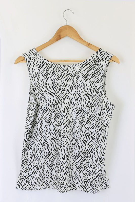 Noni B Animal Print Top S