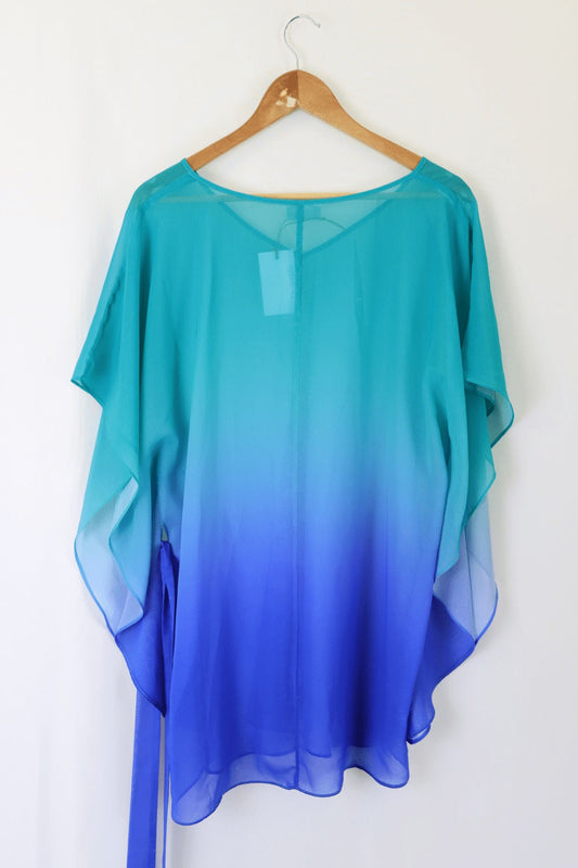 Jeanswest Ombre Blue Top M