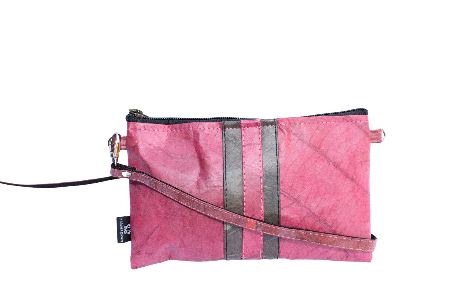 Vegan Leather Slim Line Bag - Pink