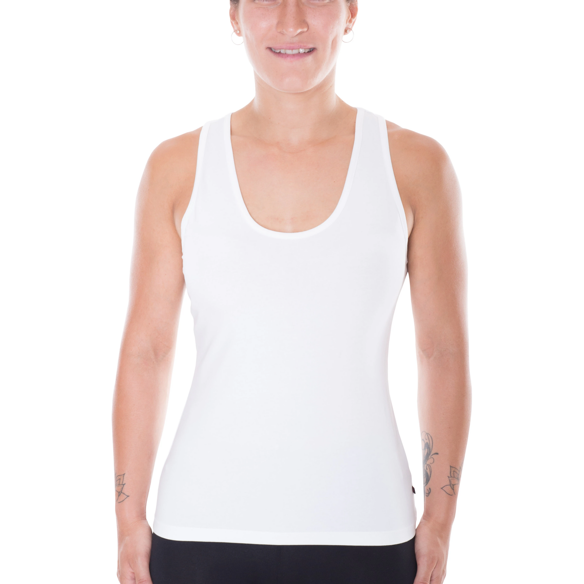 Racerback Singlet, Women's White