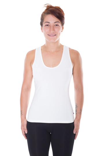 Racerback Singlet, Women's White