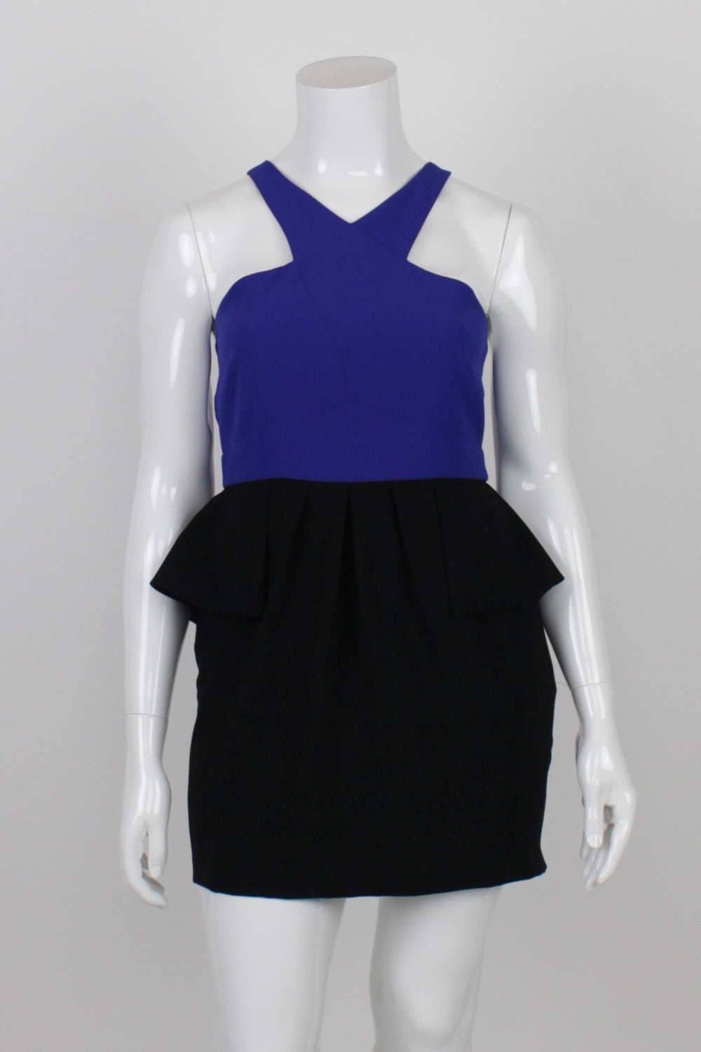 Forever New Blue And Black Dress 14