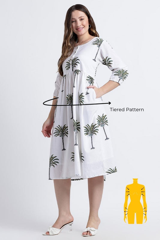 Paro Cotton Midi Dress