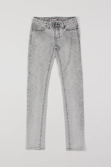 Jeanswest Grey Patterned Super Skinny Jeans AU 7 / 25