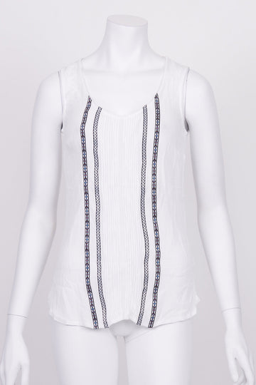 Jeanswest White Sleeveless Top 8