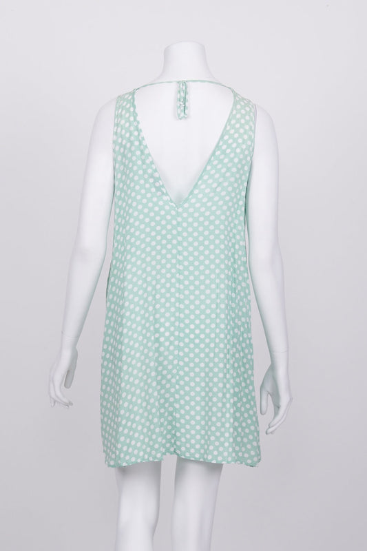 Soul Mate Mint Polka Dot Sleeveless Dress 12