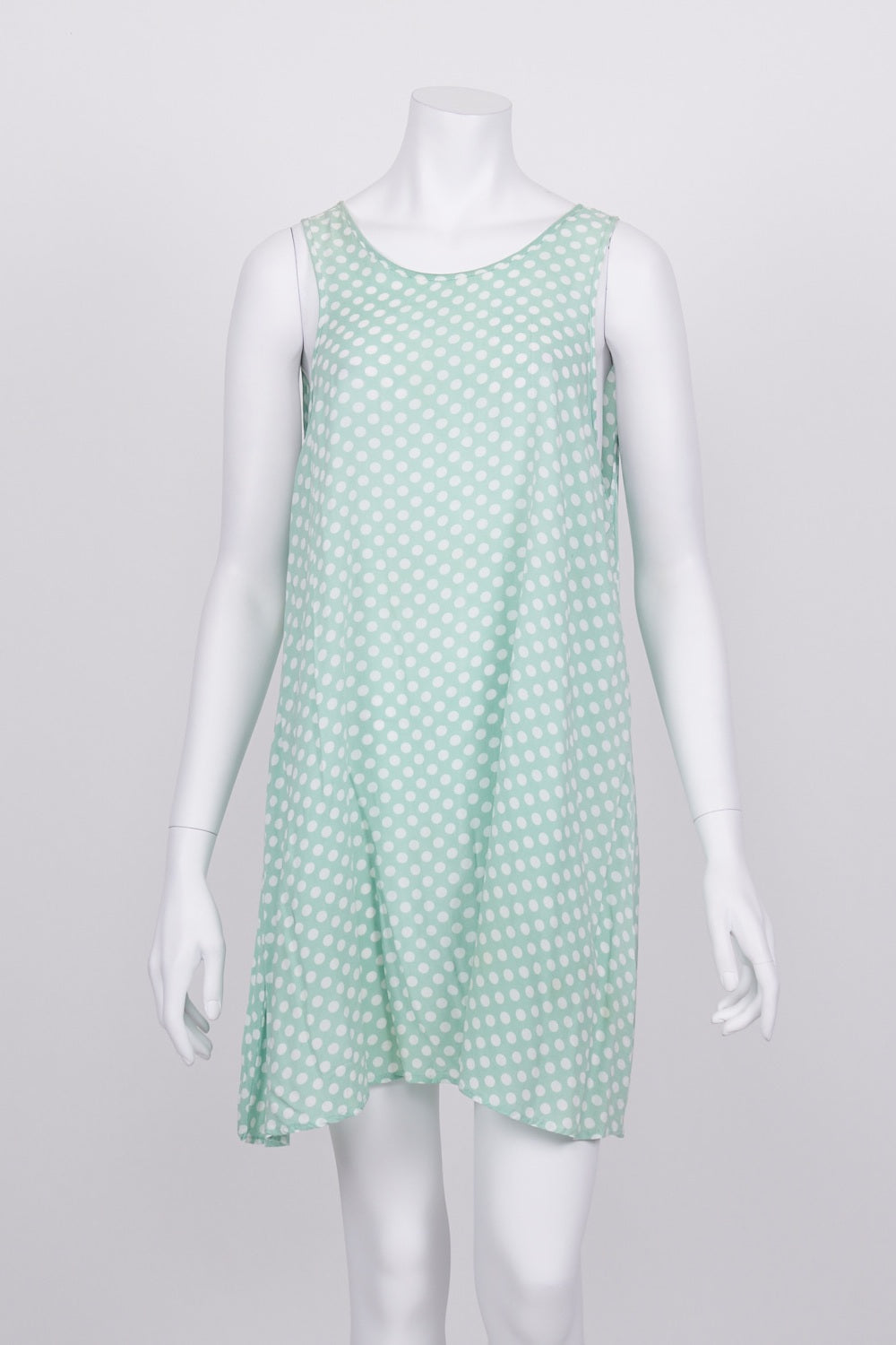 Soul Mate Mint Polka Dot Sleeveless Dress 12