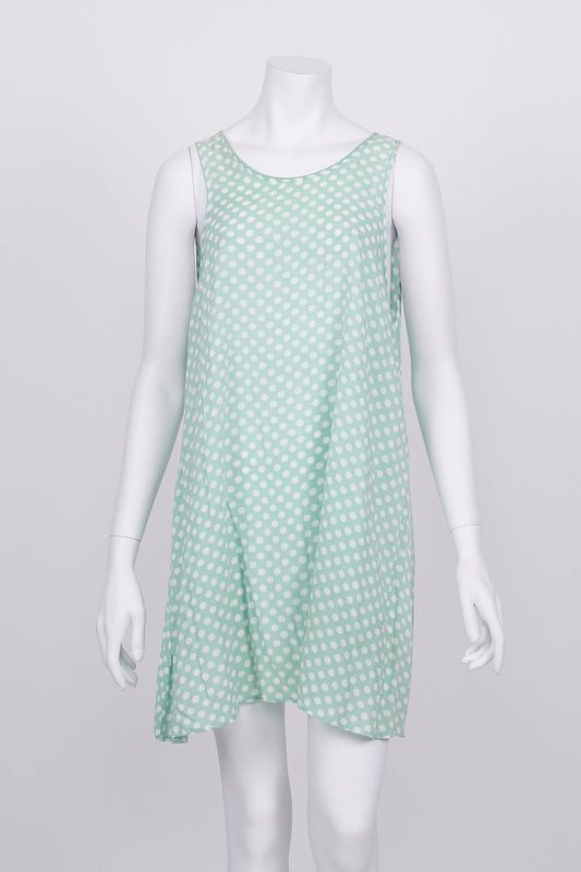 Soul Mate Mint Polka Dot Sleeveless Dress 12