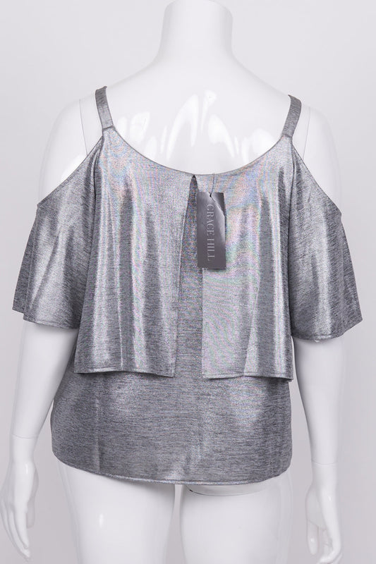 Grace Hill Silver Layer Top 14