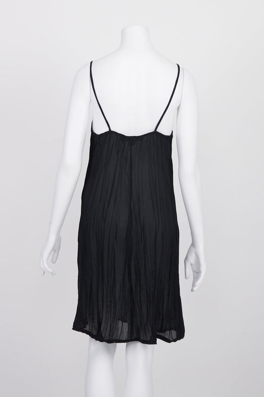 Witchery Black Sheer Dress 10