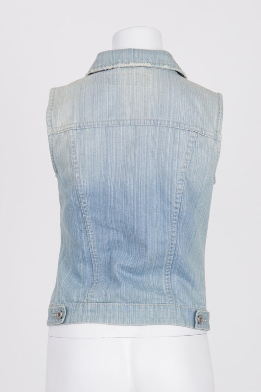 Just Jeans Blue Denim Vest 6