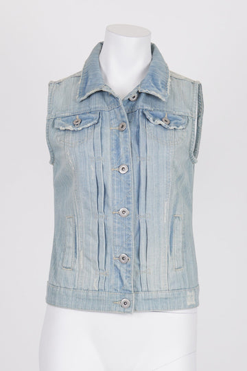 Just Jeans Blue Denim Vest 6