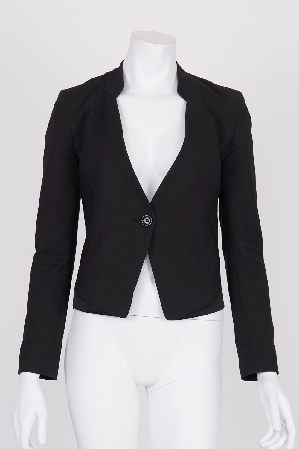 Forever New Black Single Button Front Blazer 6