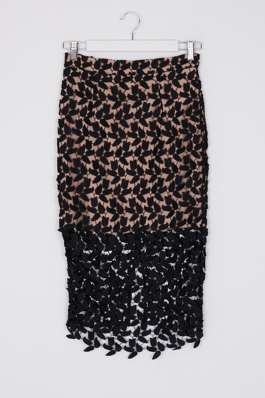 Bardot Black Lace Skirt 8