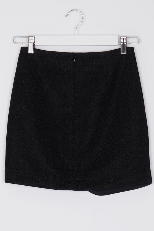 Bardot Black Wrap Skirt 6