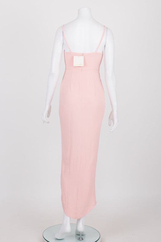 Showpo Pink Lucky Day Drape Maxi Dress 8