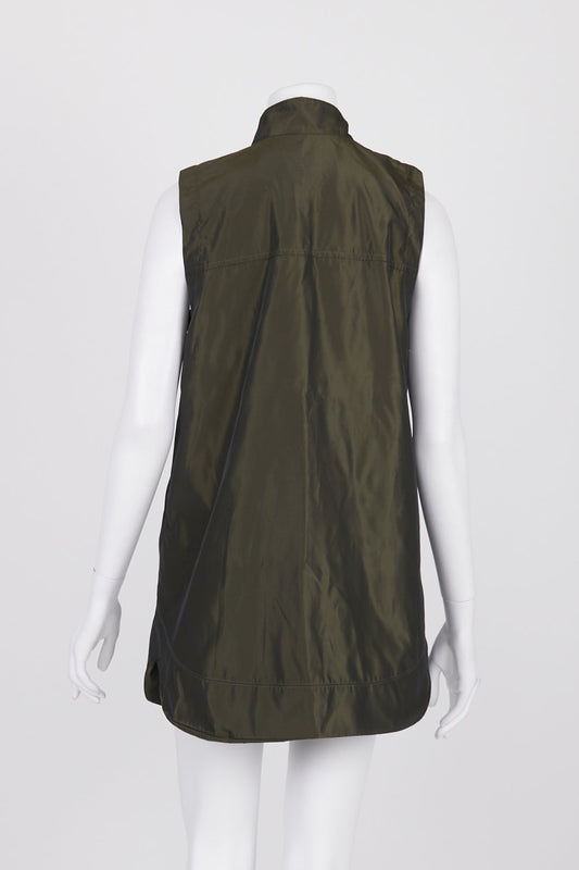 Yarra Trail Khaki Sleeveless Jacket 10