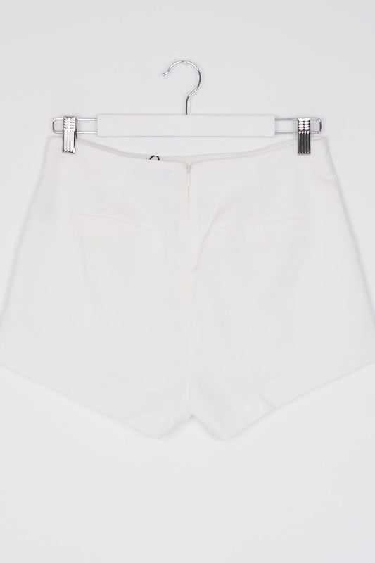 Bardot Ivory Tailored Shorts 10